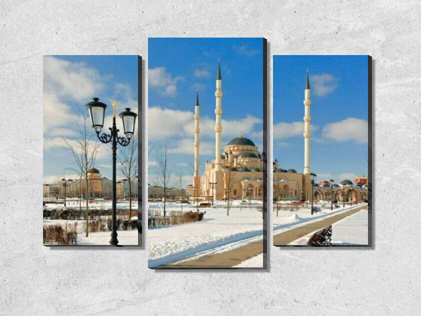 Мечеть зимой