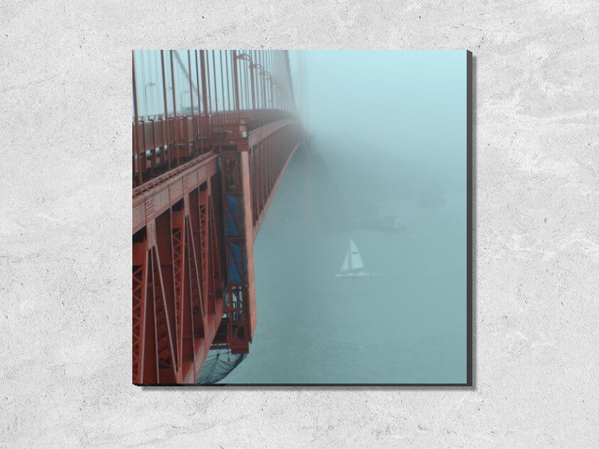 Картина Мост в тумане